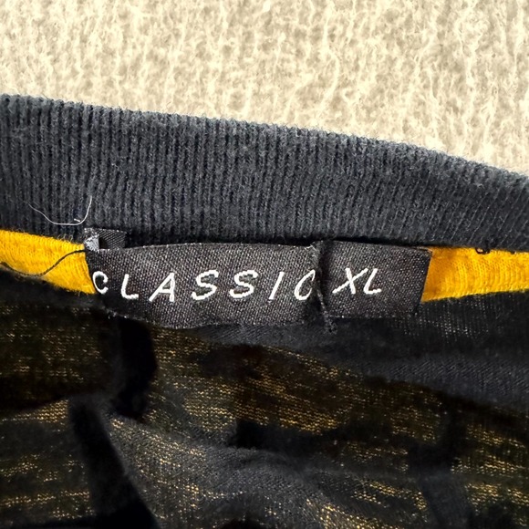 New‎ Orleans French Quarter Adult Medium Yellow Black Cotton Spirt Jersey Comfy - Picture 7 of 12